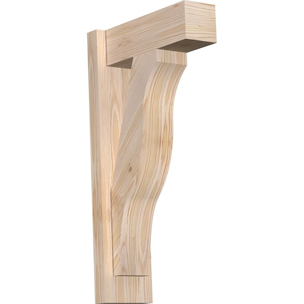 Ekena Millwork Funston Block Smooth Outlooker, Douglas Fir, 5 1/2"W x 14"D x 26"H OUT06X14X26FST05SDF - main